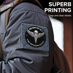 Wholesale New Design PVC Patch Best Adhesive Merrow Border 3D Flower Shape Cheap Rubber for Clothes in All Sizes and Designs - Product Image 5