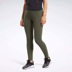 Femmes taille haute 100% coton sans couture 220g Leggings Logo personnalisé haut bout à bout respirant Fitness Gym vêtements de sport entraînement - Product Image 4