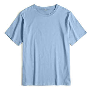 Camiseta de Manga Corta de Algodón para Mujer, Cuello Redondo, Suave, Transpirable, Ajustada, Informal de Verano, Lisa, de Color Sólido, Básica para Uso Diario, Talla XS, con Logotipo - Product Image 6