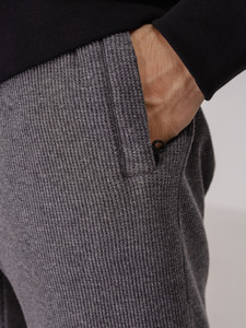 Venta al por mayor de algodón mezclado Hip Hop hombres sudadera cuello redondo felpa suelta Oversize moda - Product Image 3