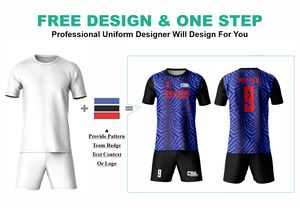 Nouvelle arrivée 100% Polyester respirant maille tissu Football uniforme de haute qualité en gros Sublimation impression rétro sport porte - Product Image 2