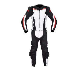 Combinaison de motard en cuir respirante, coupe-vent, à séchage rapide, avec logo personnalisé, pour un usage unisexe, confortable pour la course à moto - Product Image 5