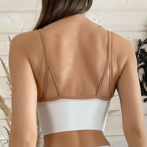 Sujetadores de Yoga transpirables inalámbricos con cremallera frontal de punto fino sin costuras, cómodos conjuntos de almohadillas extraíbles para gimnasio - Product Image 4