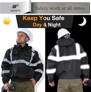 Chaquetas de Trabajo de Seguridad Reflectantes de Alta Calidad para Hombre, Chaquetas de Alta Visibilidad para Hombre - Product Image 6