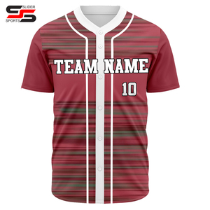 Maillot de baseball pour jeunes en tissu polyester 100% sublimé, logo personnalisable, prix d'usine - Product Image 3