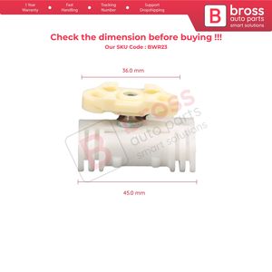 Clips de reparación de regulador de ventana BWR23 puerta trasera derecha para Meriva MK1 A X03 2003-2010 93362664 Bross piezas de automóvil hechas en Turquía - Product Image 5