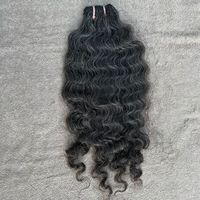 Lots de Cheveux Humains Indiens Bouclés Profonds Gris Foncé, 100% Vierge Remy, Cuticules Alignées, Qualité Supérieure, Vente en Gros