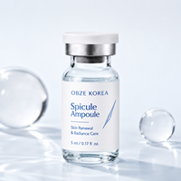 OBZE KOREA Ampoule Spicule 5ml x 5 flacons Soin Rénovateur Éclat Hydratant Illuminateur Sérum Visage