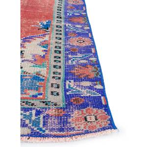 Tapis en laine noué à la main de grande taille, motif médaillon rouge et orange, pour salon, couloir rectangulaire - Pae-2859 - Product Image 4