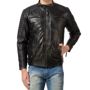 Chaqueta de cuero transpirable para hombre, ropa informal, gran oferta, chaqueta de invierno de cuero ligera para hombre, en Stock - Product Image 4