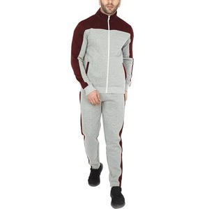 2025 ensembles de vêtements de sport pour hommes personnalisés sweat à capuche zippé survêtement respirant coupe ajustée vêtements de sport couleur de contraste pour les Sports d'hiver - Product Image 2