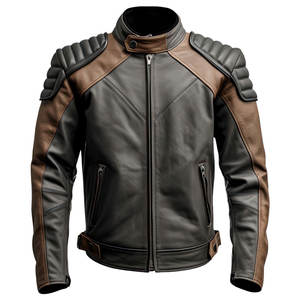 Men's Charcoal Grey Genuine Sheepskin Bomber Varsity Jacket Casual Style Zipper Long Corduroy Printing <b>Summer</b> <b>Thin</b> Jacket - Product Image 1