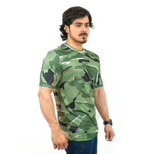 Camisetas Deportivas Transpirables para Hombre, Camiseta de Manga Corta para Fitness, Culturismo, Ropa de Gimnasio Masculina, Corte Regular, Lona de Poliéster/Algodón - Product Image 3