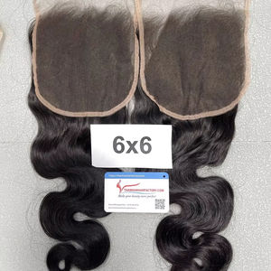 100% brut vietnamien Remy humain Extensions bonne qualité dentelle fermeture corps faisceau vague naturelle Super Double dessiné pour HD dentelle - Product Image 1