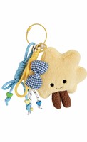 Porte-clés en peluche personnalisé en forme d'étoile, mini poupée Kawaii, breloque de sac souple, 0-10 cm, vente en gros