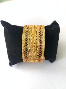 Bracelet de bonne qualité, boucles d'oreilles faites à la main, plaqué or micro pour femmes africaines européennes, vêtements de fête - Product Image 3