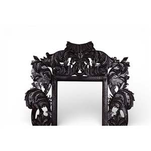 Heritage Floral Wooden Picture <b>Frame</b> Handmade 6x8 Luxury <b>Antique</b> Classical Style Square Pattern for Home Decoration Display - Product Image 3