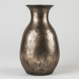 Vase en métal poli brillant élégant parfaitement conçu pour un arrangement floral saisonnier élégant - Product Image 4