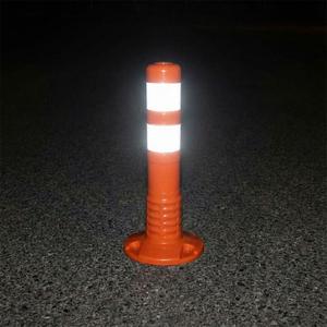 Delinator 45 x 8 cm en TPE, bouée flexible alvéolée pour signalisation routière - Product Image 2