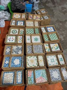 ถาดหวายฝังมุก งานฝีมือหวายประดับเปลือกหอย สำหรับตกแต่งบ้าน ผลิตในเวียดนาม โดย 99 โกลด์ ดาต้า - คุณไวโอเล็ต - Product Image 4