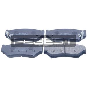Set di pastiglie freno anteriori FEBEST (0701-SQ420F) - Product Image 1
