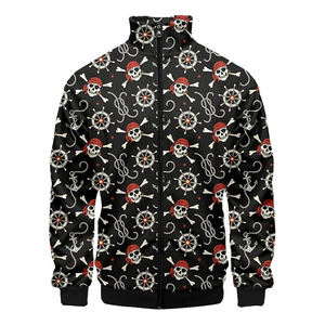 Blouson aviateur noir de haute qualité pour hommes avec col montant tendance hiver Logo OEM personnalisé décontracté vente en gros - Product Image 1