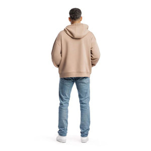 เสื้อฮู้ดดี้ผู้ชายพิมพ์ลายดิจิตอลโลโก้ตามสั่งสำหรับฤดูหนาว ขายส่ง เสื้อพูลโอเวอร์ผ้าฟลีซแบบ OEM ODM รับผลิตเสื้อฮู้ดดี้แบรนด์ส่วนตัวสำหรับสุภาพบุรุษ - Product Image 4