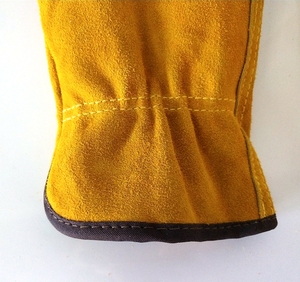 Guantes de trabajo de cuero de alta calidad resistentes al calor de alto diseño Guantes DE TRABAJO antiestáticos antivibración sin polvo sin silicona - Product Image 5