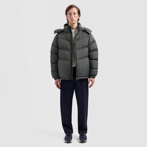 2025 vente en gros respirant personnalisé fabricant Logo gros hiver noir doudoune vêtements de Fitness Bomber doudoune pour hommes - Product Image 4