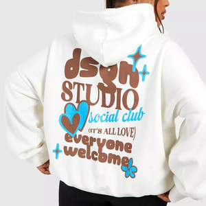 Sudaderas de Invierno de Alta Calidad para Mujer, 100% Algodón, Felpa, Talla Personalizada, Secado Rápido y Transpirable - Product Image 3