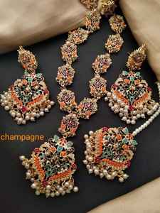 Conjunto de joyas de flores chapadas en oro de 18 quilates para mujer, chapado en oro al vacío de acero inoxidable para bodas, compromisos, incluye collar - Product Image 4