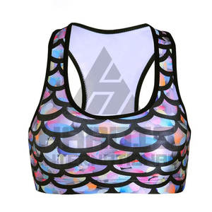 Soutien-gorge de sport professionnel respirant par sublimation soutien-gorge de haute qualité soutien moyen par sublimation soutien-gorge de sport sans couture - Product Image 4