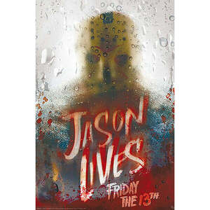 Friday the 13th Jason Lives <b>Poster</b> Digital Printed Hanging Scroll Style for Decorative Usage - Product Image 1