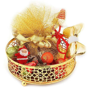 Canasta de Regalo Metálica con Asa, Diseño Elegante, Adornos Más Vendidos, Regalos de Primera Calidad para Festividades y Bodas - Product Image 5