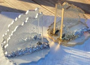 Vaisselle porte-mouchoirs en résine attrayant porte-mouchoirs décoratif fabriqué à la main pour salle à manger cuisine utiliser boîte de rangement pour serviettes - Product Image 4