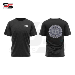 Haute qualité personnalisé coton lourd Streetwear graphique t-shirt imprimé DTG manches courtes Baggy personnalisé recadrée Boxy t-shirt hommes - Product Image 4