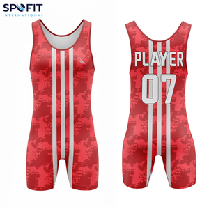 Custom Men's Wrestling Singlet Tights with <b>Adjustable</b> <b>Strap</b> Closure High Quality Custom Logo Gym wear Weight Lifting Singlets - Product Image 3