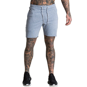 Vente en gros de shorts de sport en molleton de coton 2024 pour hommes, motif uni, fermeture à la taille élastique, utilisation estivale décontractée - Product Image 5