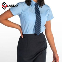 Uniformes Escolares de Dos Piezas Personalizados al por Mayor con Logotipo para Mujeres - Camisas y Faldas de Poliéster/Algodón de Secado Rápido y Transpirables
