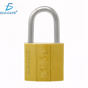 Short <b>Hook</b> 50mm Keyed Iron Padlock Steel Safety Device - Product Image 1