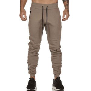 Vêtements de sport pour hommes avec logo personnalisé 2023, couleur unie, style hip-hop, pantalons de jogging décontractés, pantalons de survêtement avec motif droit, haute qualité - Product Image 1