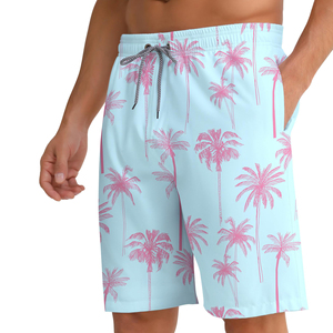 Pantalones Cortos de Playa para Hombre, Venta Caliente, Precio al por Mayor, Secado Rápido, Sublimados, Transpirables, 100% Poliéster, para Ropa de Playa - Product Image 1