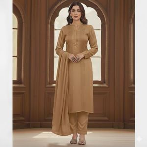 Salwar kameez dupatta แบบ3ชิ้น/ปากีสถานสำหรับผู้หญิงสีพิเศษแห้งเร็วพรีเมี่ยมสำหรับผู้หญิง - Product Image 1