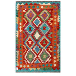 Alfombra Imaco Rugs Maimana Afganistán Kilim, Alfombra de Área de 166 x 104 cm - Product Image 1