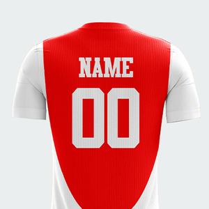 Venta al por mayor de alta calidad transpirable uniforme de fútbol de secado rápido clásico Retro fútbol Jersey y pantalones cortos Set para Unisex - Product Image 6