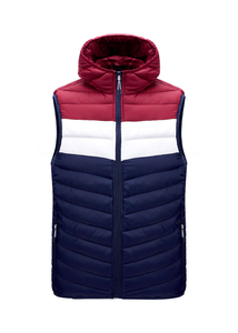 Gilet matelassé sans manches pour homme, best-seller, motif uni personnalisé, fabrication en usine, nouvelle arrivée, vente en gros, gilet matelassé personnalisé - Product Image 2