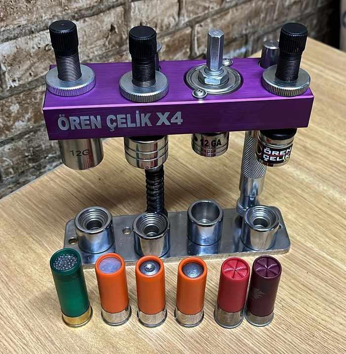 4X Shot shell Loading Press Heads Metal 16 caliber
