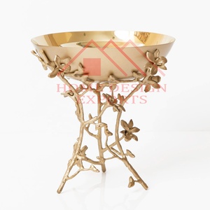 Vente en gros de bols de designer pour fêtes et événements de mariage bol de luxe pour noix et dattes et aliments secs sur pied - Product Image 2