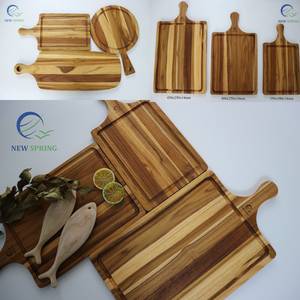 Tabla de cortar de madera de primera calidad con mango-Juego de utensilios de cocina y utensilios de cocina al por mayor para cocinar y preparar hecho en Vietnam - Product Image 6