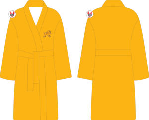 Bata de Satén Bordada de la Hermandad Sigma Gamma Rho para Mujer |   Pijamas de Seda de Poliéster Sublimados para Mujer de la Hermandad SGRho, Ropa de Dormir - Product Image 6